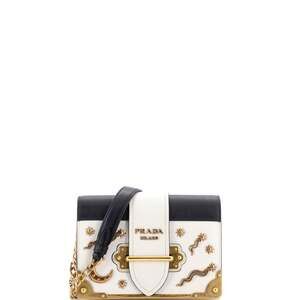 Prada Cahier Crossbody Bag Embellished #226601P22B